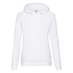 Толстовка "Lady Hooded Sweat ", белый, 75% х/б, 25% п/э, 280 г/м2