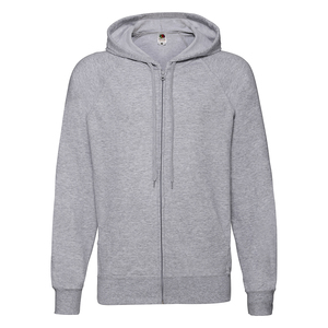 Толстовка без начеса "Lightweight Hooded Sweat",  серый, M, 80% х/б 20% полиэстер, 240 г/м2