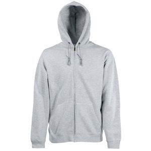 Толстовка "Zip Through Hooded Sweat", серо-лиловый, 70% х/б, 30% п/э, 280 г/м2