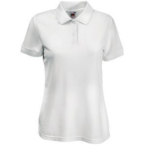 Поло "Lady-Fit 65/35 Polo", белый, 65% п/э, 35% х/б, 170 г/м2