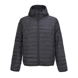 Куртка мужская "STREAM HOODED", черный, 2XL, таффета 280 Т, 100% полиэстер