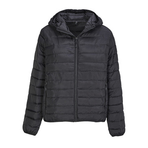 Куртка женская "STREAM HOODED", чёрный, 2XL, таффета 280 Т, 100% полиэстер