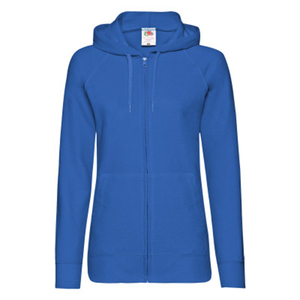 Толстовка без начеса "Ladies Lightweight Hooded Sweat", ярко-синий, S, 80% х/б 20% полиэстер, 240 г/м2