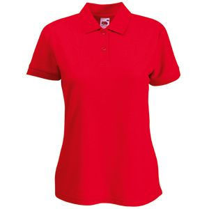 Поло "Lady-Fit 65/35 Polo", красный, 65% п/э, 35% х/б, 180 г/м2