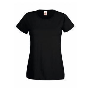 Футболка "Lady-Fit Valueweight T", черный, 100% х/б, 165 г/м2