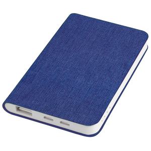Универсальное зарядное устройство "Provence" (4000mAh),синий,7,5х12,1х1,1см, искусственная кожа,плас