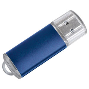 USB flash-карта "Assorti" (8Гб),синяя,5,5х1,7х0,6см,металл