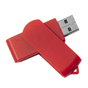 USB flash-карта SWING (16Гб), красный, 6,0х1,8х1,1 см, пластик