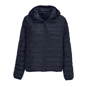 Куртка женская "STREAM HOODED", тёмно-синий, 2XL, таффета 280 Т, 100% полиэстер